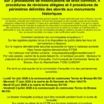Modification/révision PLUI Avis enquête publique