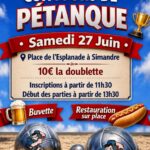 Concours de pétanque le 27 juin